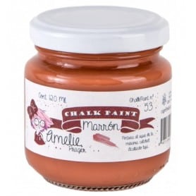 Chalk Paint Amelie 120ml Marrón