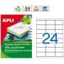 Etiquetas Apli 12060 Recicladas 70 x 35 mm