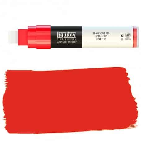 Rojo Flúor Liquitex Paint Marker Punta Ancha