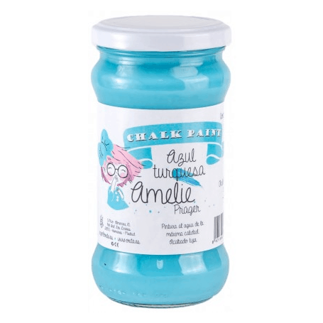 Chalk Paint Amelie 280ml Azul Turquesa