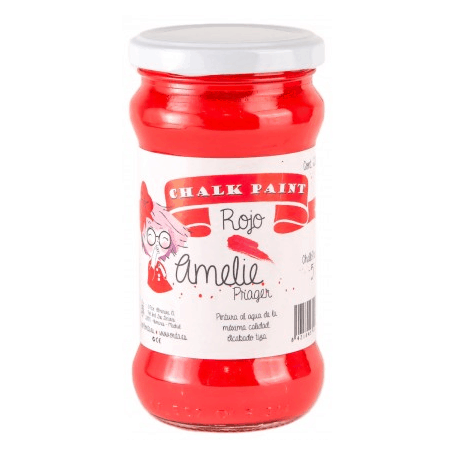 Chalk Paint Amelie 280ml Rojo