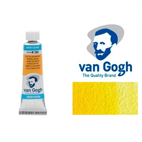 AMARILLO AZO MEDIO 269 ACUARELA VAN GOGH 10 ML