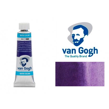 VIOLETA AZUL PERMANENTE 568 ACUARELA VAN GOGH 10 ML