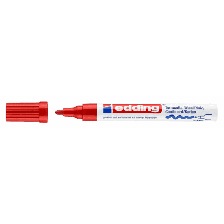 Rotulador Deco Marker Edding 4000 Rojo