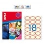 Etiquetas Apli 11986 Crema 63,5 x 42,3 mm