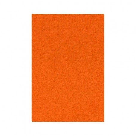 Fieltro Naranja 30x45 cm 4 mm de grosor