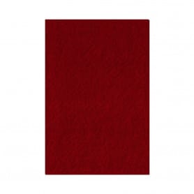 Fieltro Rojo Oscuro 30x45 cm 4 mm de grosor