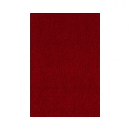 Fieltro Rojo Oscuro 30x45 cm 4 mm de grosor