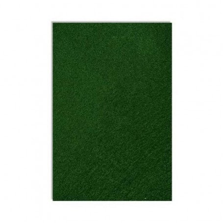 Fieltro Verde 30X45 cm 4 mm de grosor