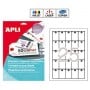 Etiquetas colgantes imprimibles Apli 10234 Medidas 36 x 53 mm