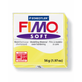 Fimo Soft 56g Amarillo Limón Nº10