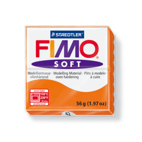 Fimo soft 56g Naranja Nº42