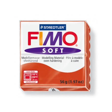 Fimo soft 56g Rojo Indian Nº24