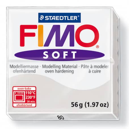 Fimo soft 56g Gris Delfín Nº80