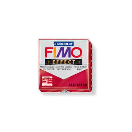 Fimo effect 56g Rojo Rubí metálico Nº28