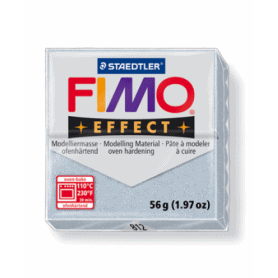 Fimo effect 56g Plata purpurina Nº812