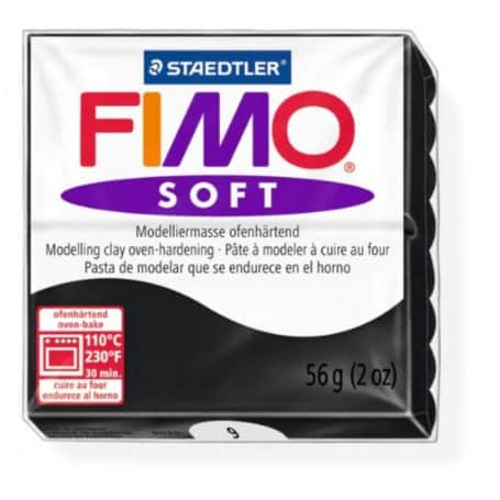 Fimo soft 56g Negro Nº9