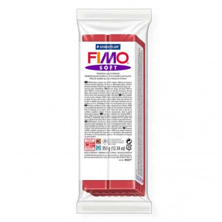 Fimo Soft 350g Rojo Cereza Nº26