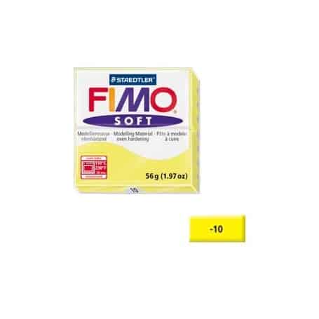 Fimo Soft 56g Amarillo Limón Nº10