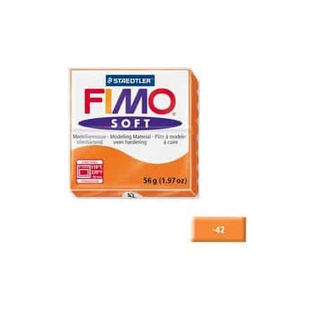 Fimo soft 56g Naranja Nº42