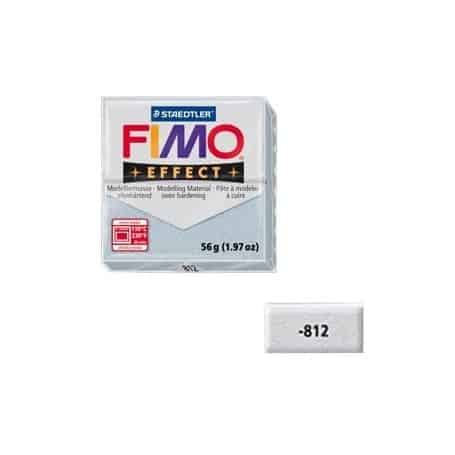 Fimo effect 56g Plata purpurina Nº812