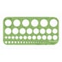 Plantilla de círculos Linex 1217T