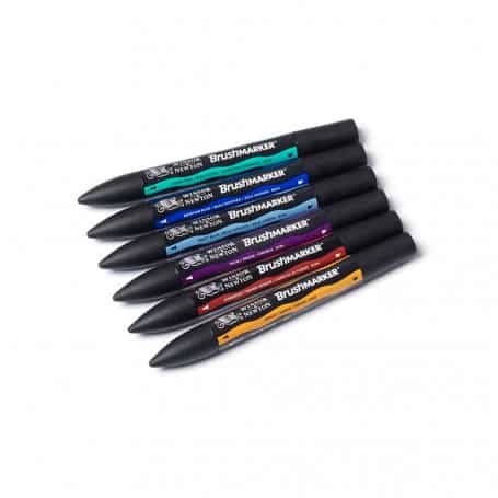 Set 6 Brushmarker Tonos Ricos Winsor & Newton