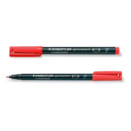 Rotulador Punta Fina Rojo Lumocolor Staedtler