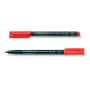 Rotulador Punta Extra Fina Rojo Lumocolor Staedtler