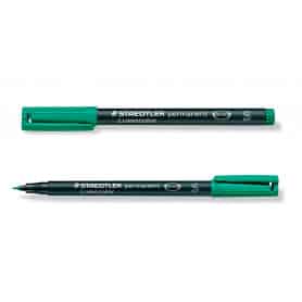 Rotulador Punta Extra Fina Verde Lumocolor Staedtler