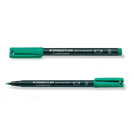 Rotulador Punta Extra Fina Verde Lumocolor Staedtler