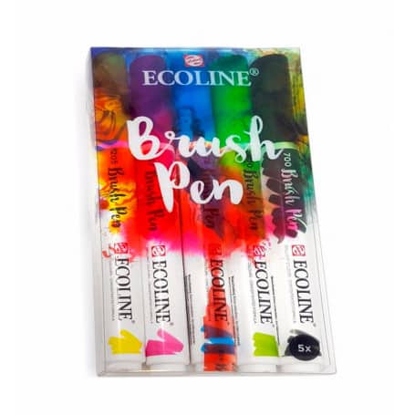 ecoline-brushpen-set-5-colores-talens-goya