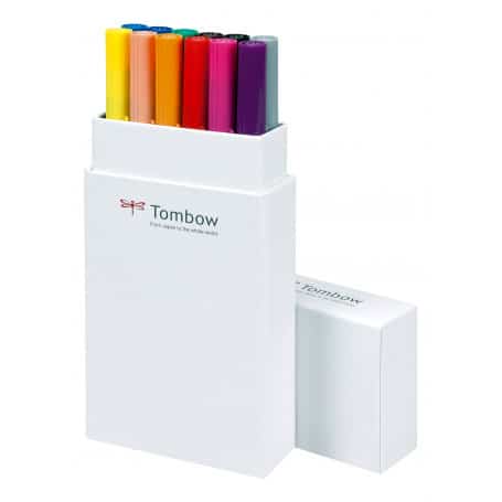 Dual Brush Rotuladores Pack 12 Colores Primarios Tombow