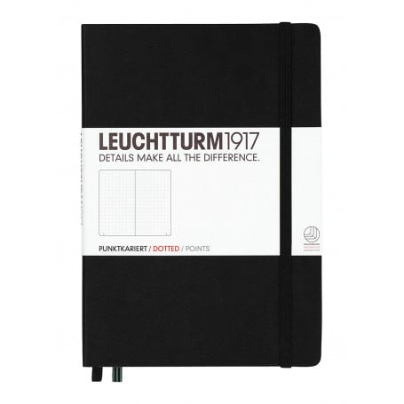 Notebook Medium Hoja Puntos Leuchtturm