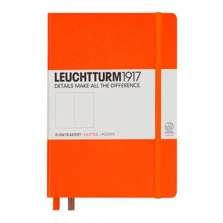 Notebook Medium Hoja Puntos Leuchtturm