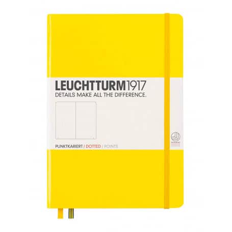 Notebook Medium Hoja Puntos Leuchtturm