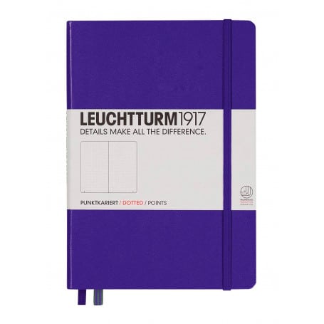 Notebook Medium Hoja Puntos Leuchtturm