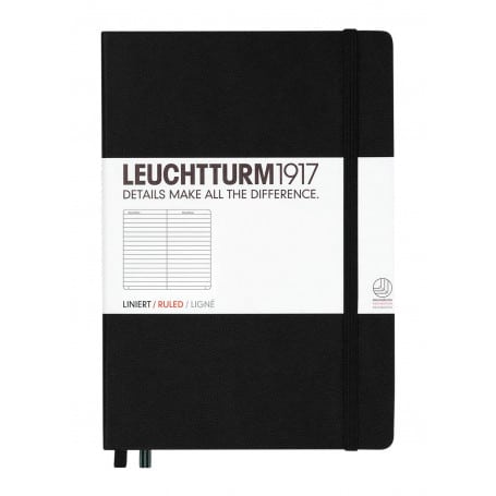 Notebook Medium Hoja Rayada Leuchtturm