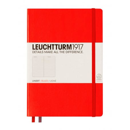 Notebook Medium Hoja Rayada Leuchtturm