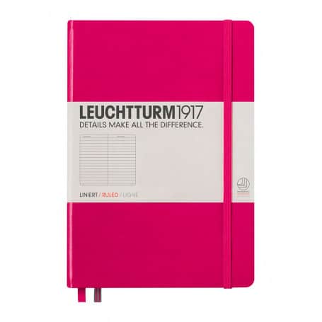 Notebook Medium Hoja Rayada Leuchtturm