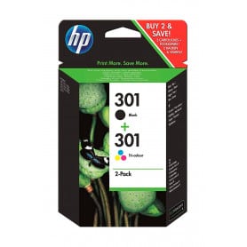 HP 301 Pack 2 Cartuchos (Negro + Tricolor)