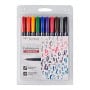 Rotulador Set 10 Colores Fudenosuke Tombow