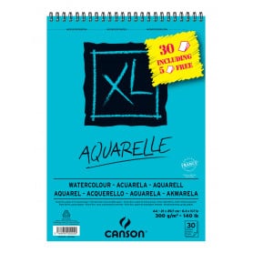 Bloc Aquarelle 300gr 30 hojas XL Canson