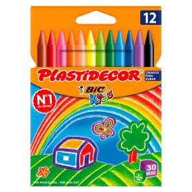 Ceras 12 Colores Plastidecor