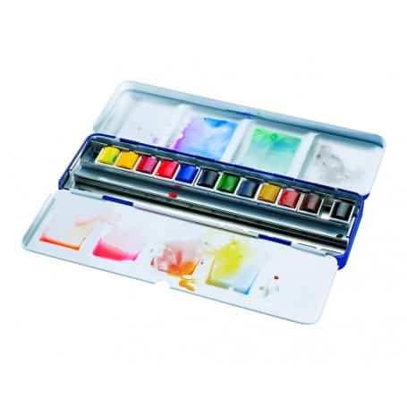 caja-acuarela-cotman-blue-box-winsor-newton-goya-contenido