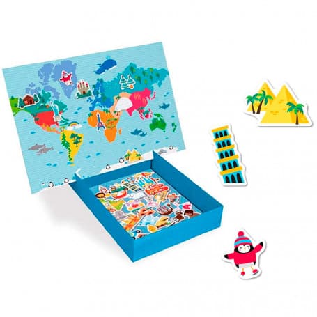 Juego Magnético Mapa Mundi, Apli Kids