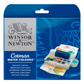 Caja de Campo Plus Acuarela Cotman Winsor & Newton