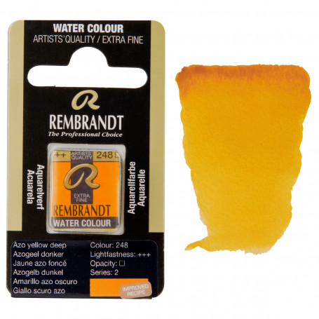 acuarela-rembrandt-medio-godet-serie-2-goya-248-amarillo-azo-oscuro