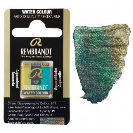 acuarela-rembrandt-medio-godet-serie-3-goya-863-azul-verde-oro-camaleon