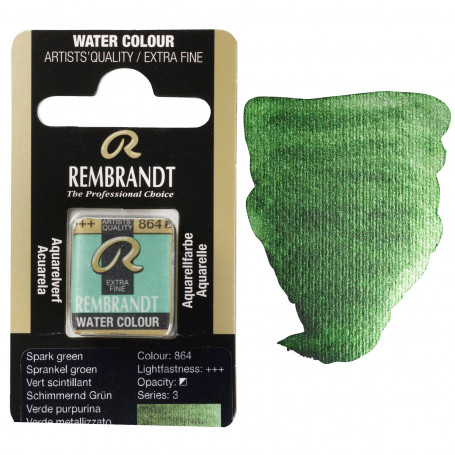 acuarela-rembrandt-medio-godet-serie-3-goya-864-verde-purpurina